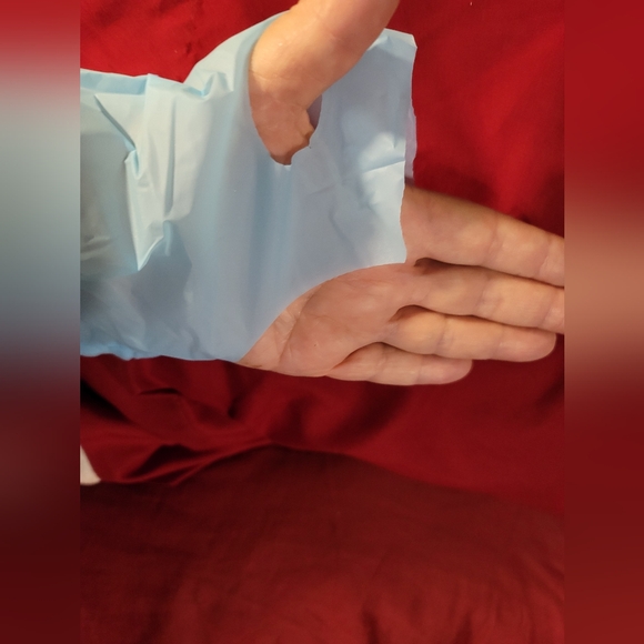 NEW 35 Waterproof apron gown tie back tie front thumb loops one size - Picture 5 of 8